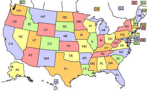 US State Map